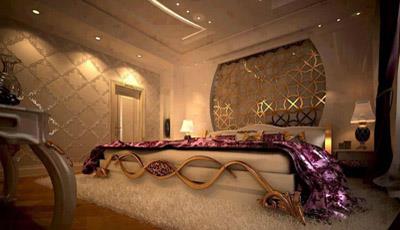 اتاق خواب طلایی