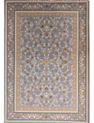 فرش ماشینی 700 شانه طرح افشان زمینه نقره ای کد 805001